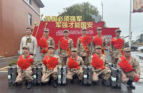欢送新兵